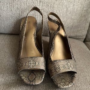 Anne Klein Snakeskin Wedge